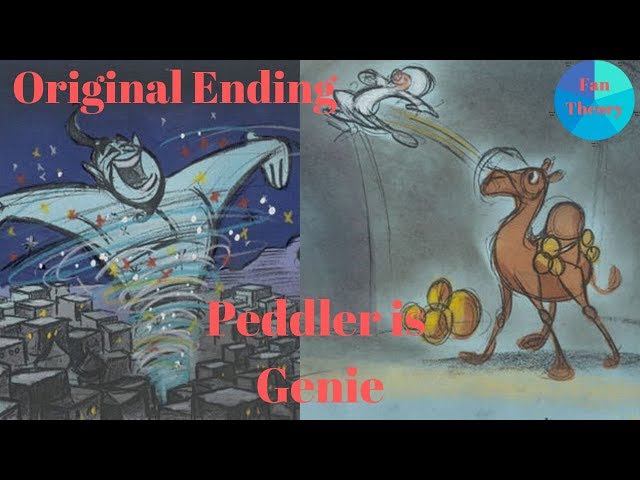 Video thumbnail for Fan Theory of Aladdin Part 3: Peddler is Originally Genie in Disguised (Original Ending of Aladdin)