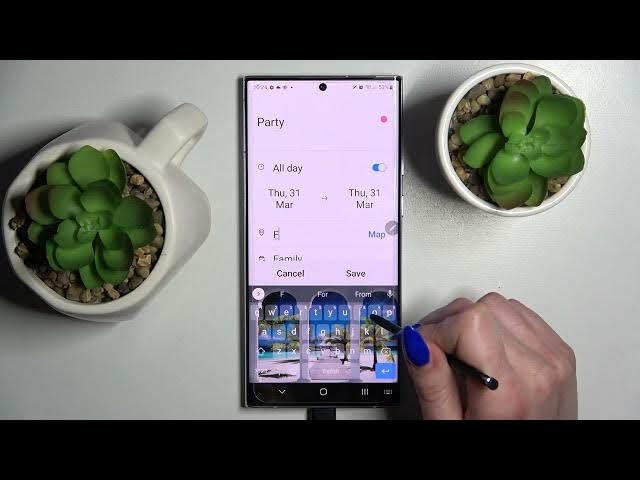 Video thumbnail for How to Add Event to SAMSUNG Galaxy S22 Ultra Calendar | Use Samsung Calendar App