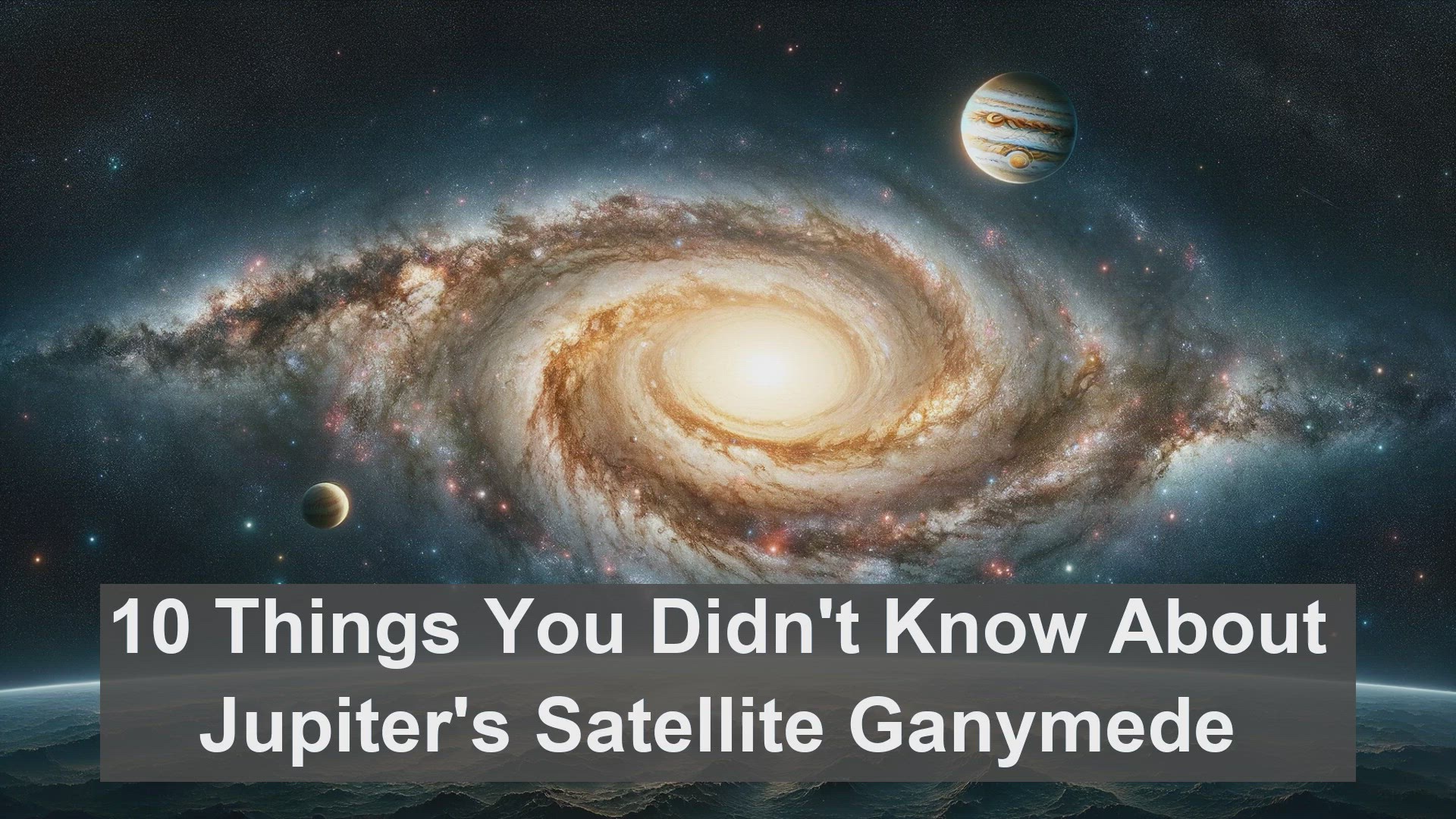 'Video thumbnail for 10 Things You Didn't Know About Jupiter's Satellite Ganymede'