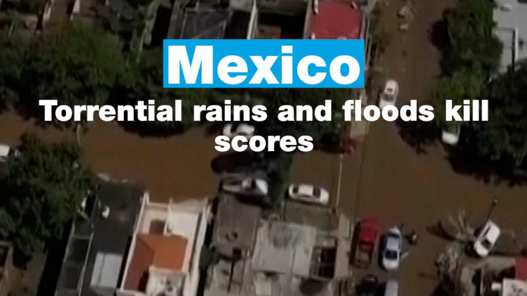 Video thumbnail for Torrential rains and floods devastate central and eastern Mexico