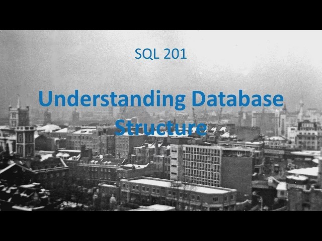 Video thumbnail for SQL 201 - How to Easily Find Related Tables | Essential SQL