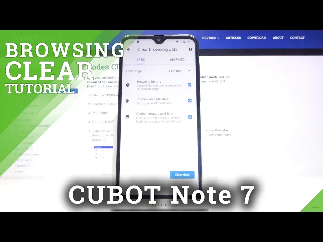 Video thumbnail for How to Clear Browsing Data on CUBOT Note - Clear Browsing History