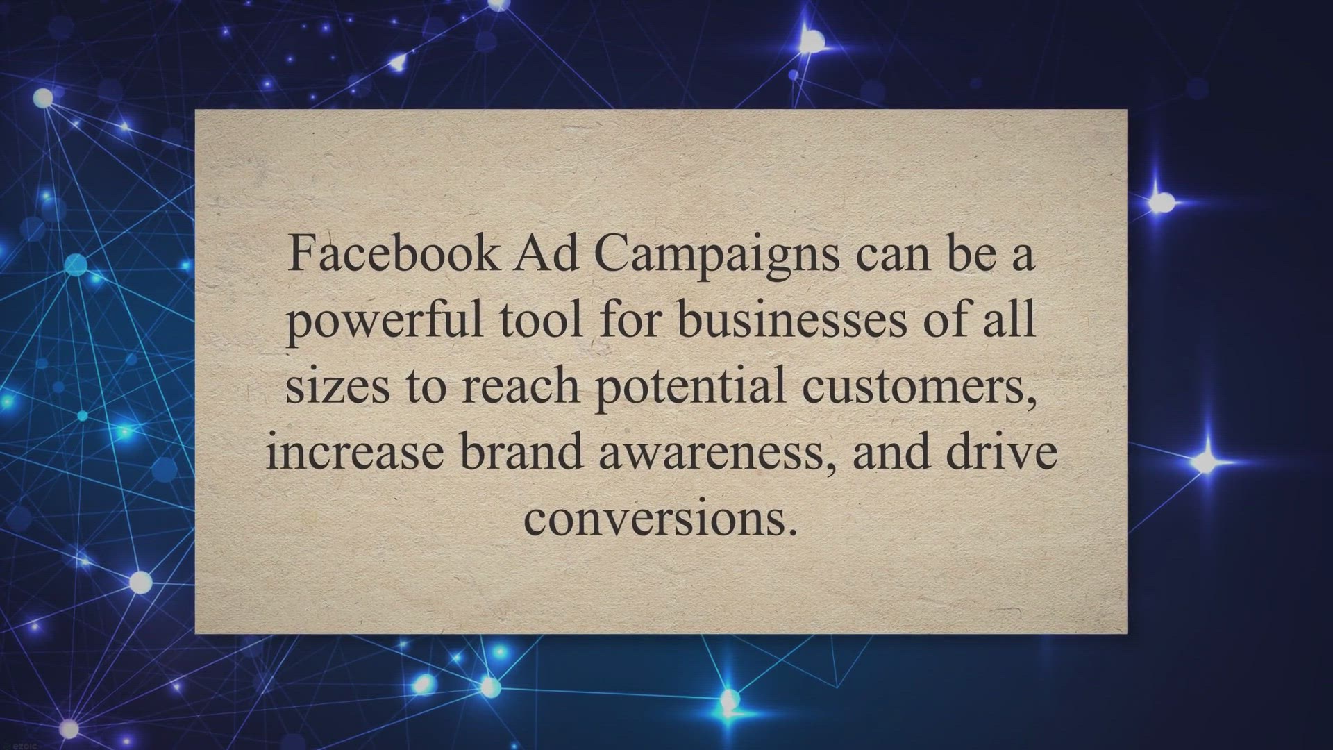 'Video thumbnail for Setting Up a Successful Facebook Ad Campaign'