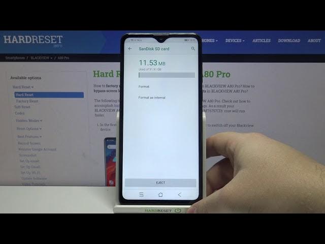 Video thumbnail for How to Format Memory Card in BLACKVIEW A80 Pro – Delete SD Card Storage