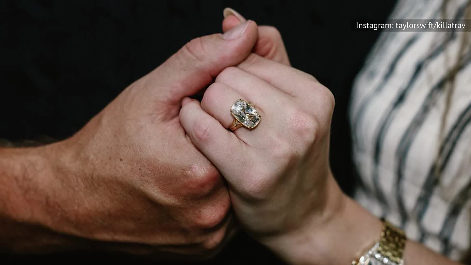 'Video thumbnail for Body Language Expert Breaks Down Taylor & Travis' Engagement Post'