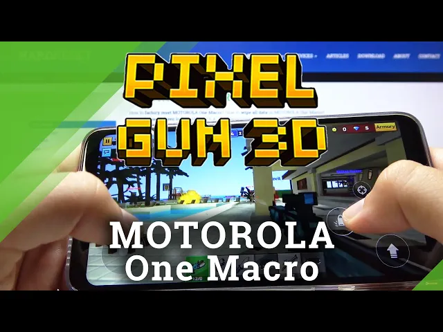 Video thumbnail for PIXEL Gun 3D Gameplay on Motorola One Macro – Efficiency Test