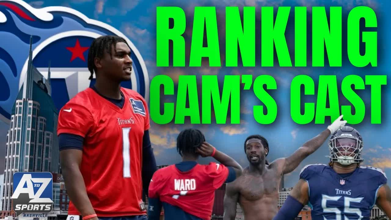 Video thumbnail for a to z sports nashville: ranking cam ward's titans teammates: weapons, protection, & underrated players