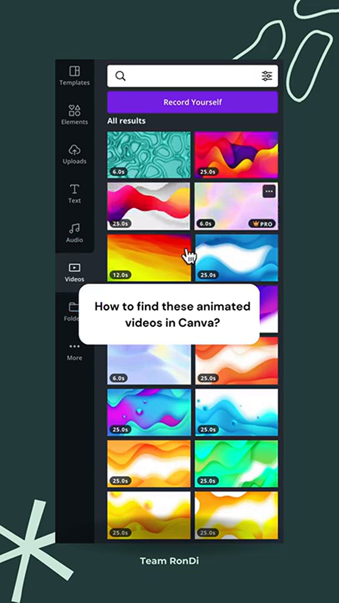 'Video thumbnail for PREMIUM_ Keyword to find amazing videos in Canva _ Shorts with Diana Muñoz'