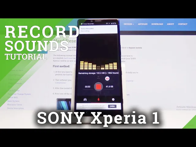 Video thumbnail for How to Record Sounds in SONY Xperia 1 – Enable Sounds Recorder