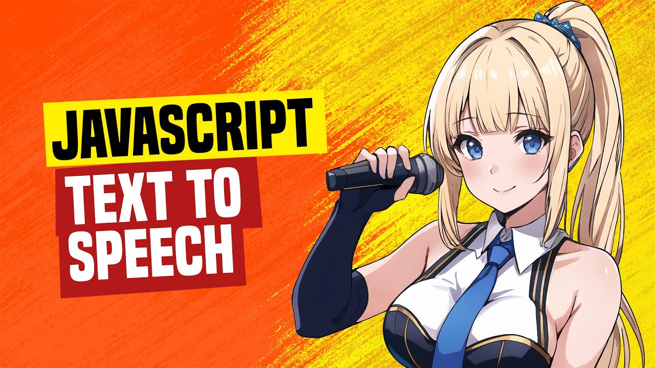 'Video thumbnail for Javascript Text To Speech (Simple Example)'