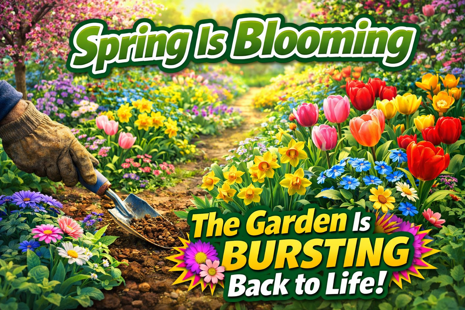 Video thumbnail for Spring Is Blooming The Garden Is BURSTING Back to Life!