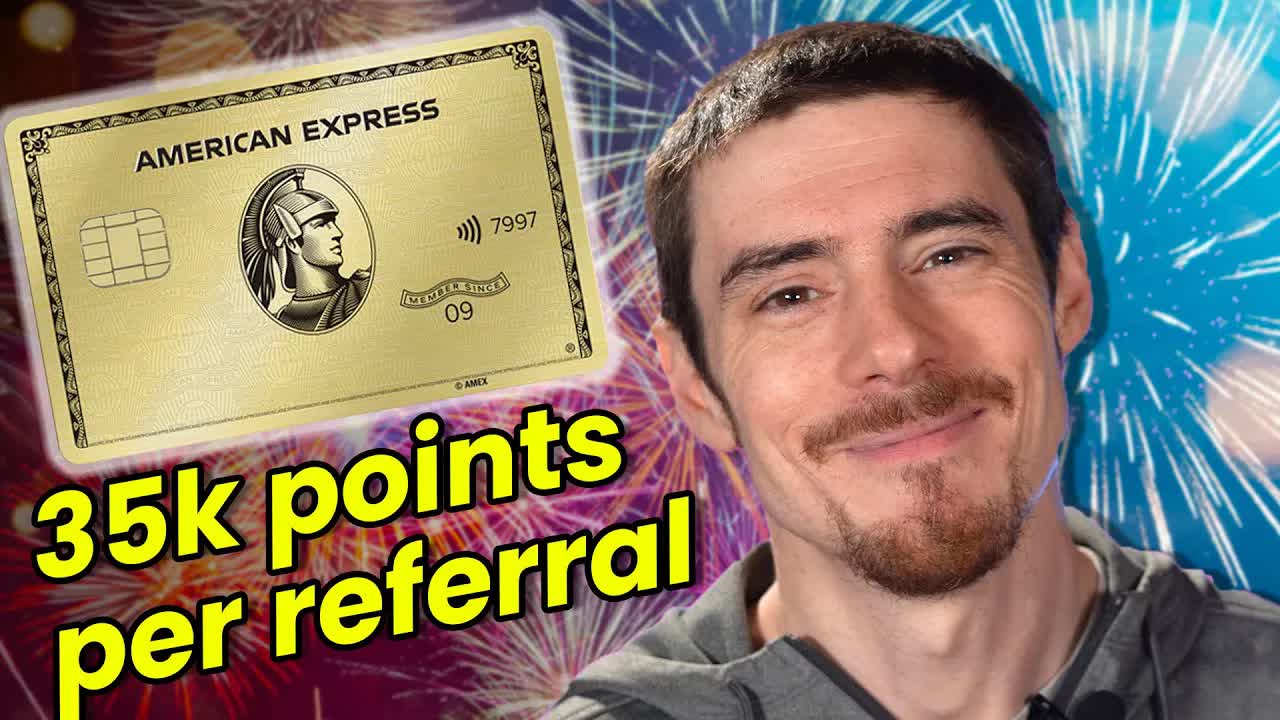 Video thumbnail for ben hedges: maximize amex referral & sign-up bonuses! gold card, platinum, and tax tips