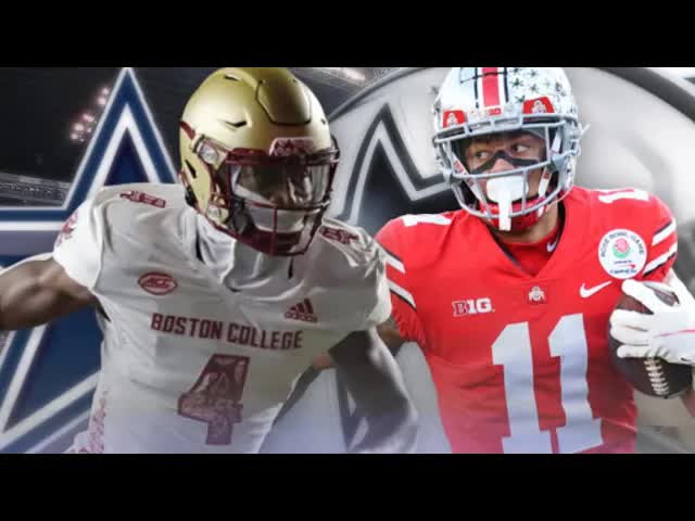 Video thumbnail for law nation sports: cowboys draft strategy: jaxon smith-njigba, bijan robinson, and dak prescott's future