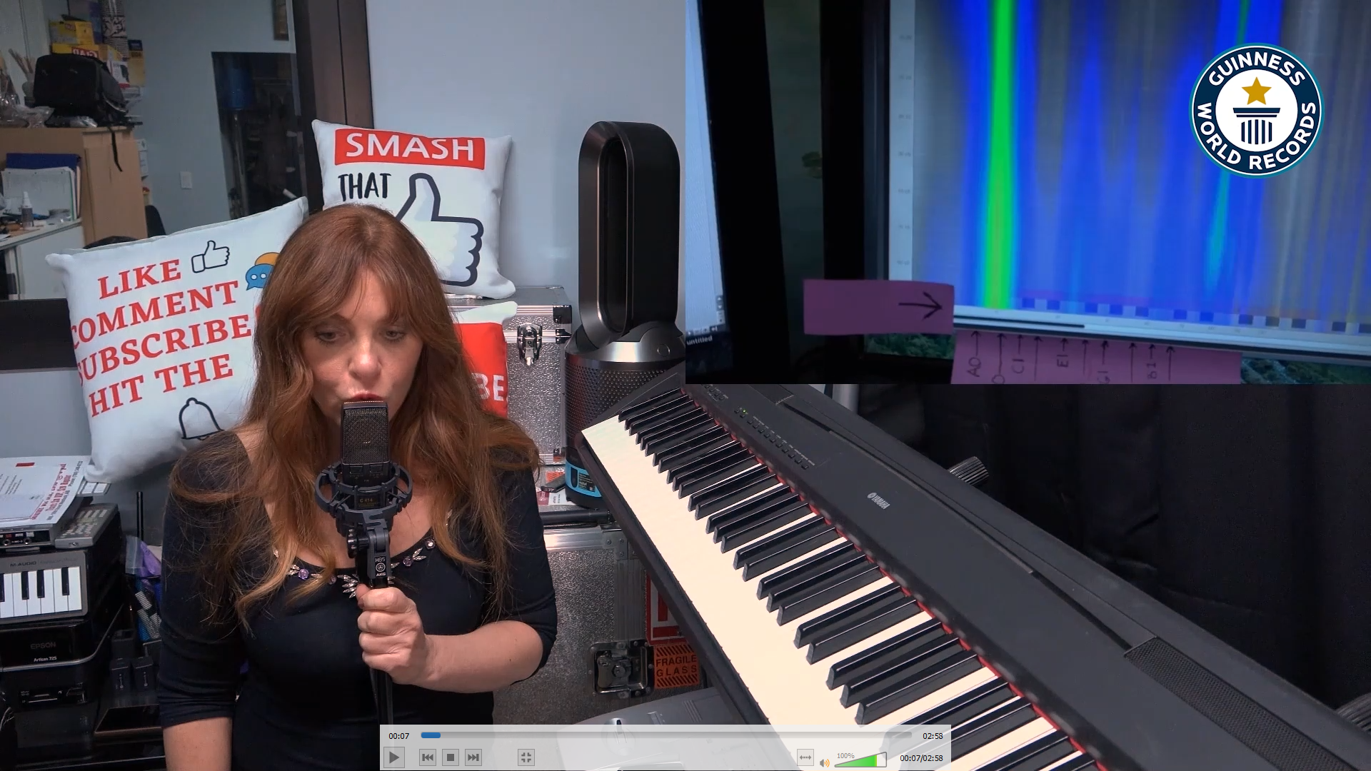 'Video thumbnail for Breaking the limits, A world record in vocal range'