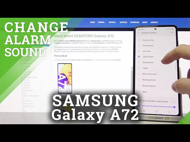 Video thumbnail for SAMSUNG Galaxy A72   Alarm Tones