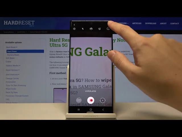 Video thumbnail for Samsung Galaxy Note 20 Ultra - How to Change Timelapse Speed