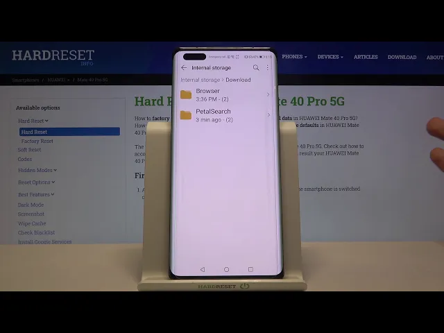 Video thumbnail for How to Find Downloaded Files in HUAWEI Mate 40 Pro - Locate All Downloads