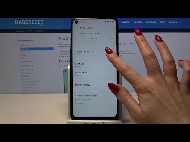 Video thumbnail for How to Change Display Refresh Rate in OPPO A33 2020 - Screen Refresh Rate