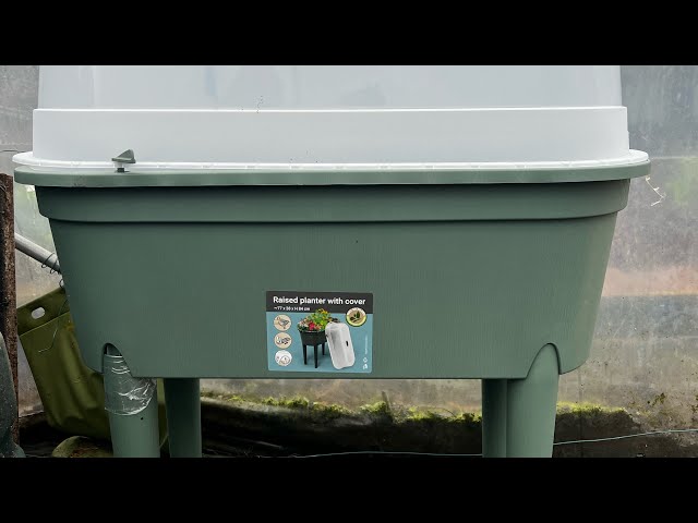 Video thumbnail for Unpacking raised bed greenhouse