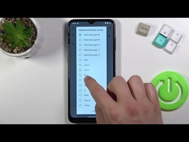 Video thumbnail for Open Sound Settings / Choose New Notifications Tone - NOKIA G10