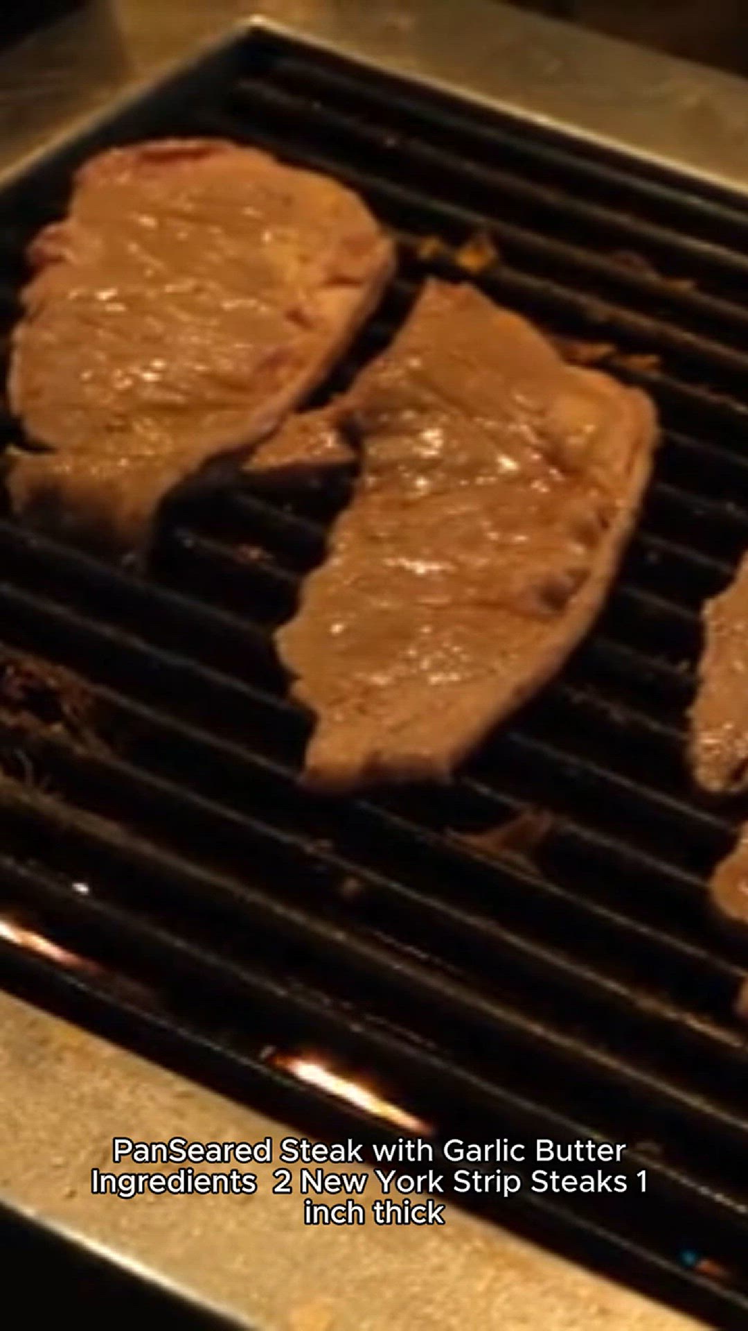 Video thumbnail for steak recipe