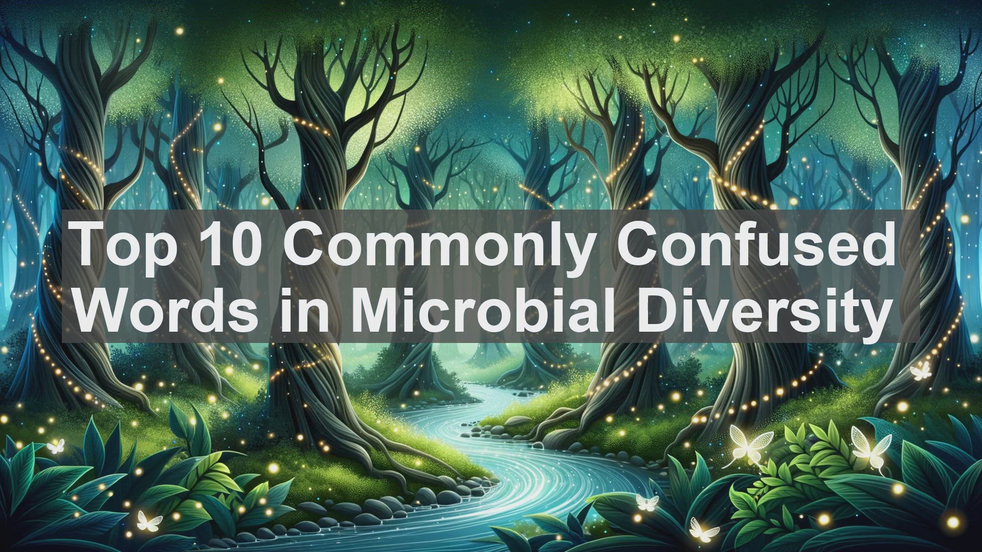 'Video thumbnail for Top 10 Commonly Confused Words in Microbial Diversity'