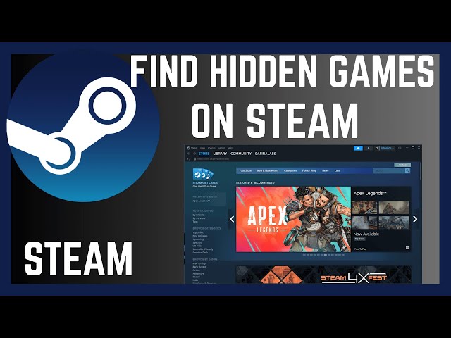 Video thumbnail for How To Find Hidden Games On Steam