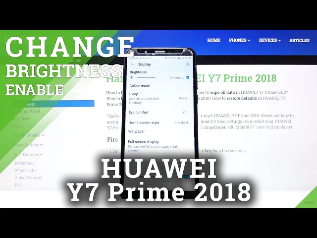Video thumbnail for How to Enable Adaptive Brightness in Huawei Y7 Prime 2018 - Activate Auto Brightness
