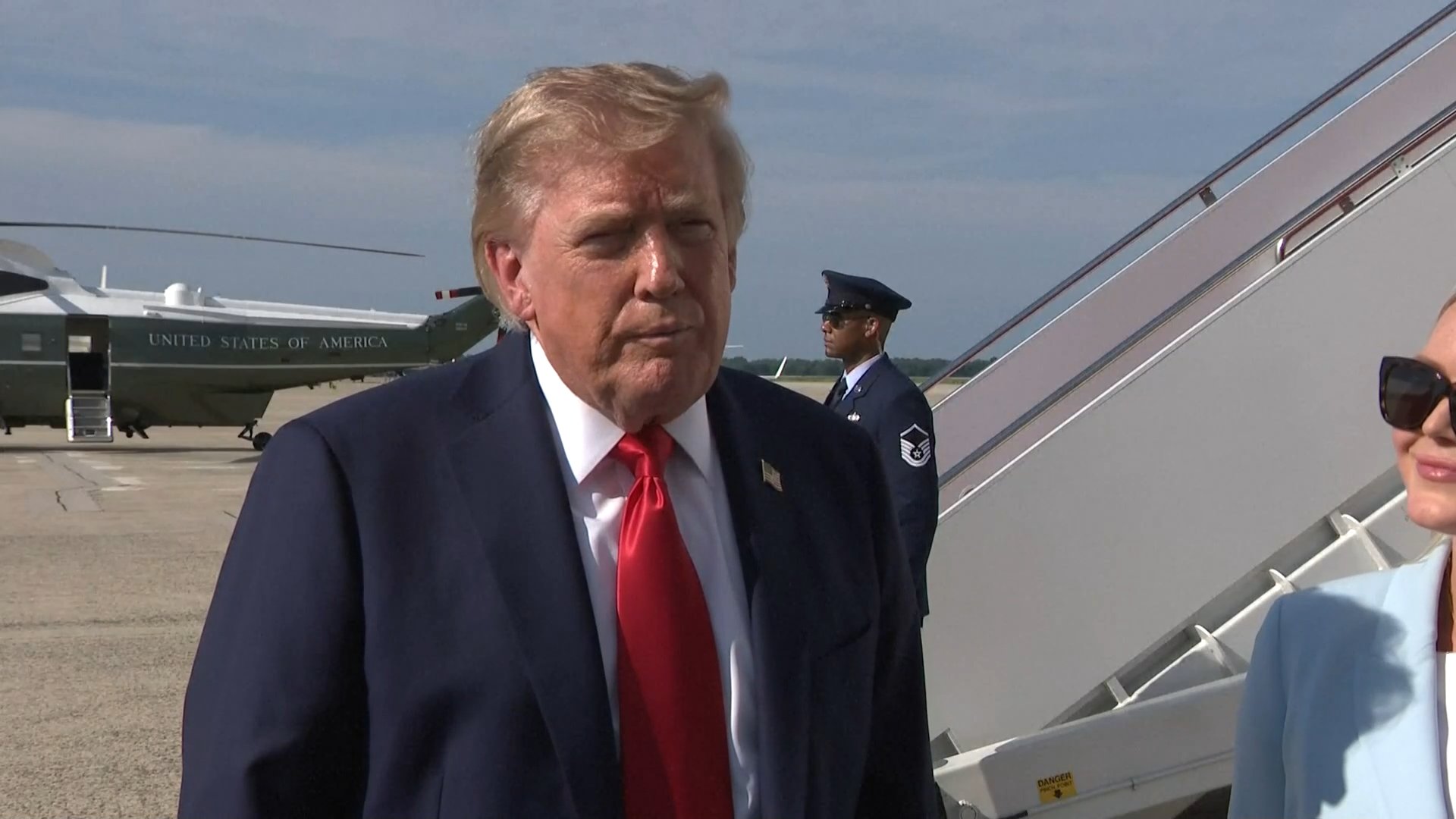 Video thumbnail for Trump: ‘We’re seeing what happens’ on sanctions for Iran