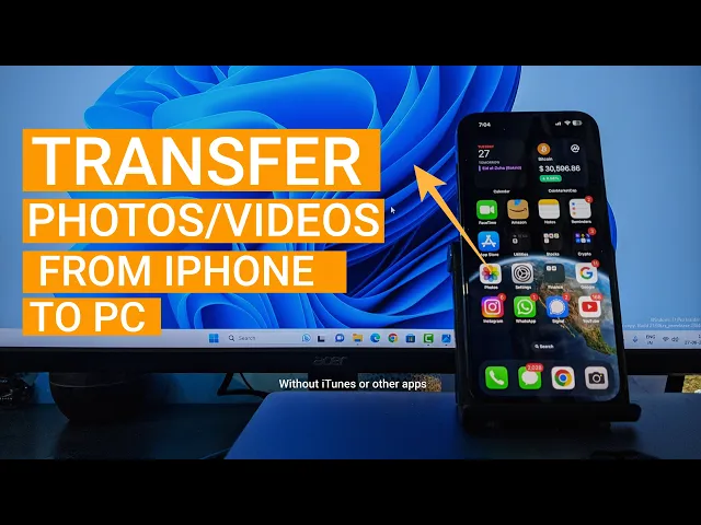 Video thumbnail for How To Transfer Photos & Videos From iPhone To Windows PC