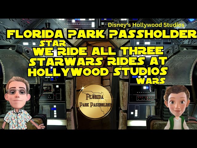Video thumbnail for We Ride All Three Star Wars Rides in Hollywood Studios | 2023 | HollyWood Studios