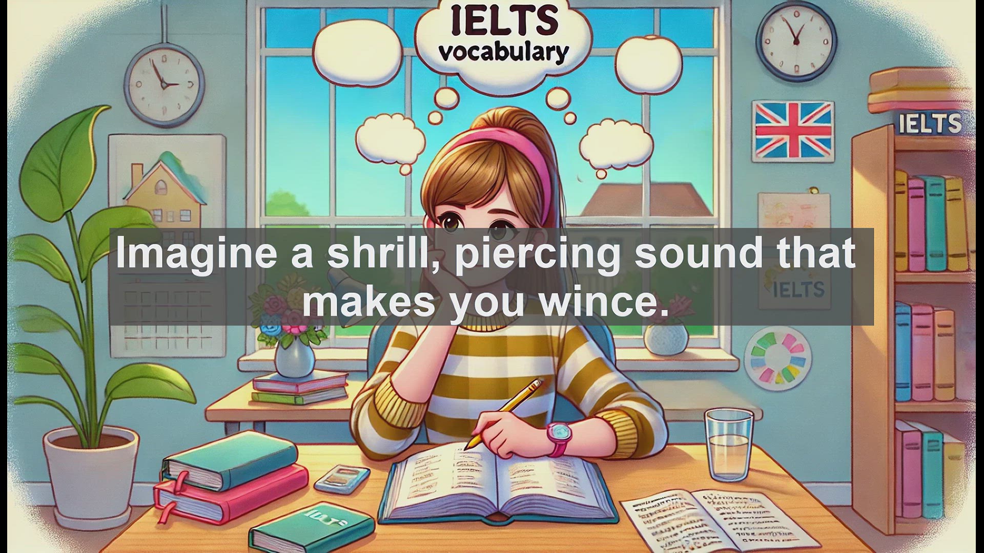 'Video thumbnail for 2000 Must Know IELTS 9.0 Vocabulary - Strident: A Powerful Adjective for IELTS Success'