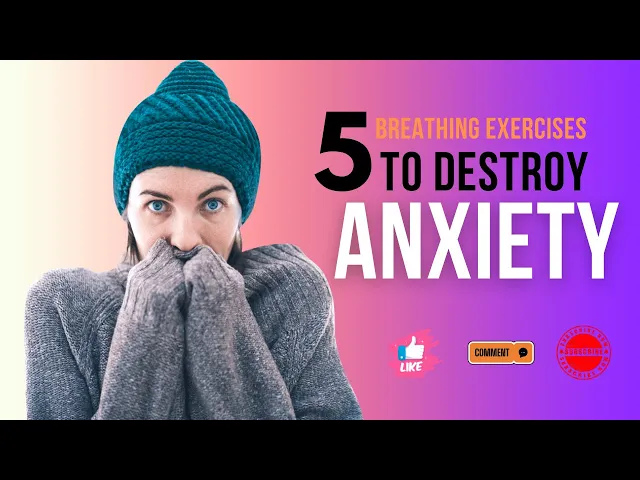 Video thumbnail for 5 Breathing Exercises to DESTROY Anxiety (WATCH BEFORE IT'S DELETED!)