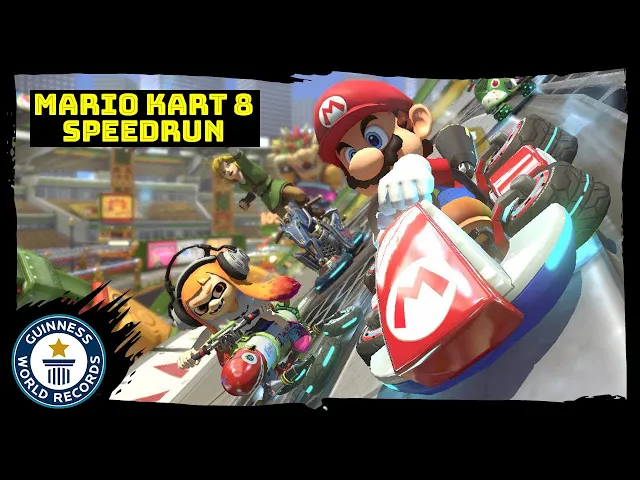 'Video thumbnail for Mario Kart 8: Fastest 32-Track completion - Guinness World Records'