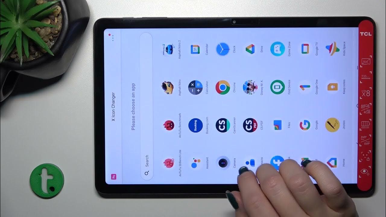 Video thumbnail for How To Change Icons Shape In TCL TAB 10 Gen 2 | X Icon Changer
