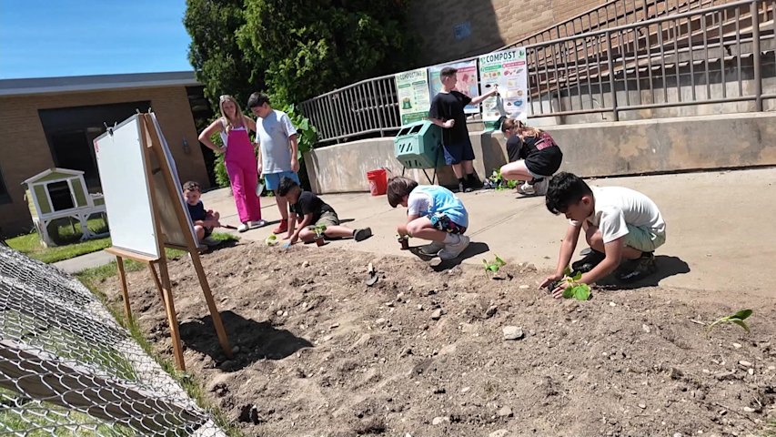 Video thumbnail for From garden beds to classrooms: Medford elementary school expands farm-based learning