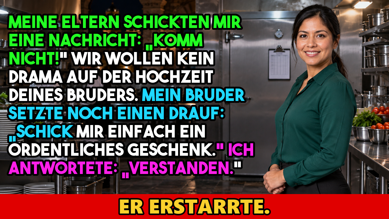 Video thumbnail for Meine Eltern schickten mir eine Nachricht: „KOMM NICHT!“ Wir wollen kein Drama auf der…