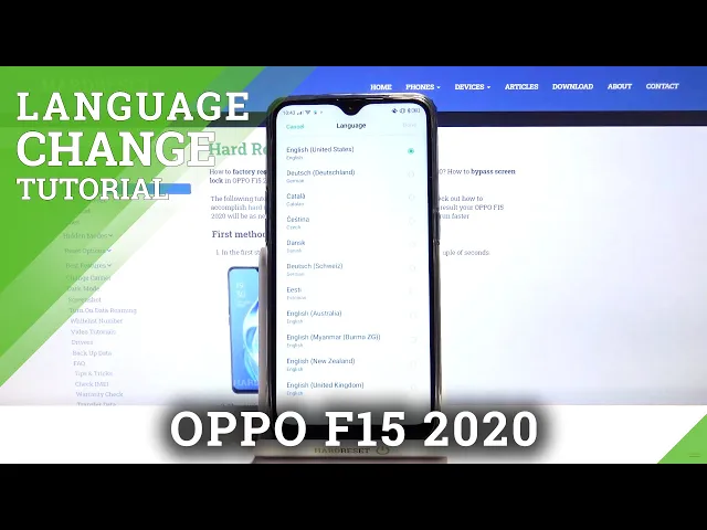 Video thumbnail for How to Change Language on OPPO F15 2020 – Change System Language