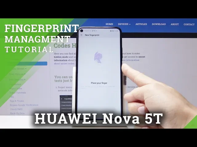 Video thumbnail for How to Add Fingerprint in HUAWEI Nova 5T – Set Up Fingerprint Unlock