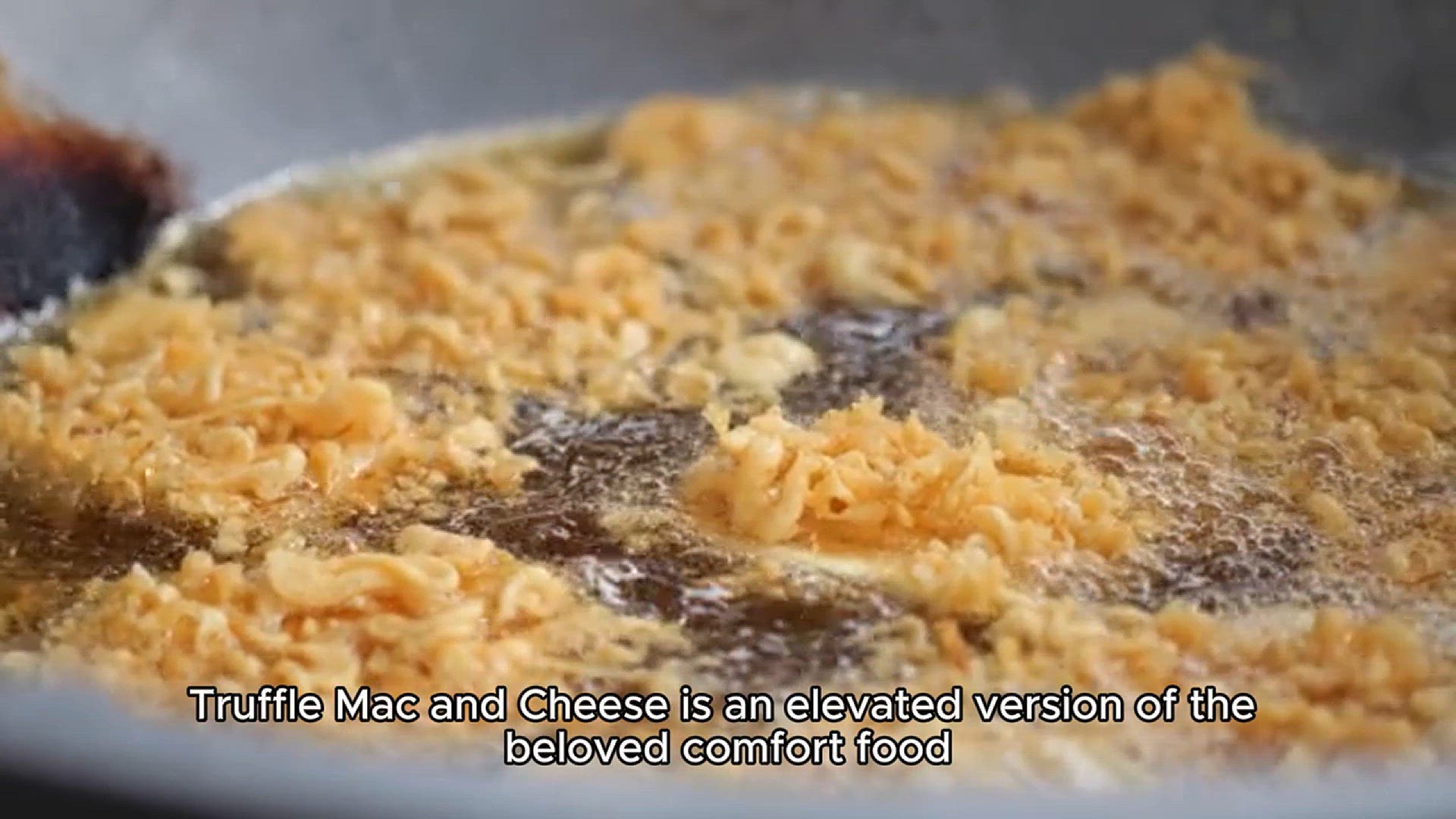 Video thumbnail for Truffle mac  and cheese