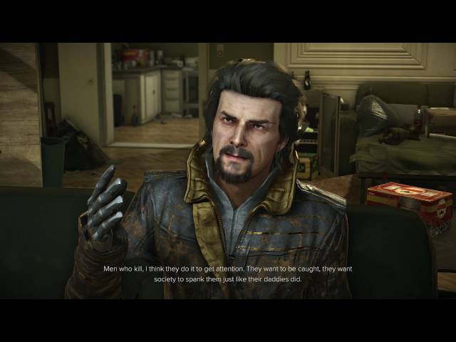 Video thumbnail for Deus Ex: Mankind Divided - The Harvester: Talk To Johnny Gunn (Ex Belltower) Intro Dialogue Choices