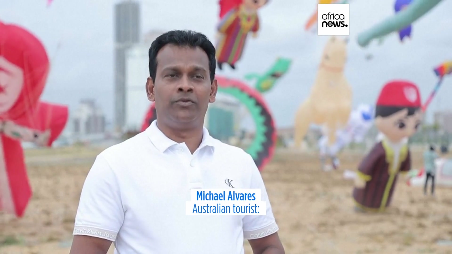 'Video thumbnail for Skies over Colombo burst with color as international kite festival soars once more'