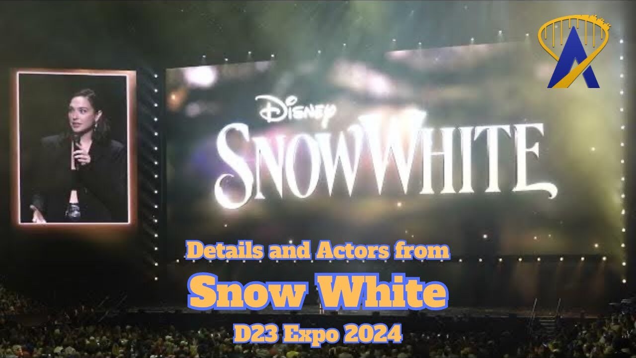 Video thumbnail for Disney Live Action Snow White Stars at D23 2024