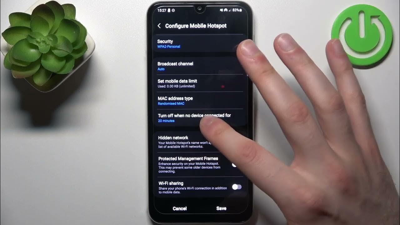 Video thumbnail for How to Activate Portable Hotspot on SAMSUNG Galaxy M34
