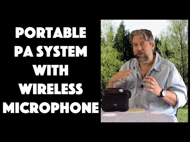Video thumbnail for Winbridge Portable PA System Model H5 -- REVIEW