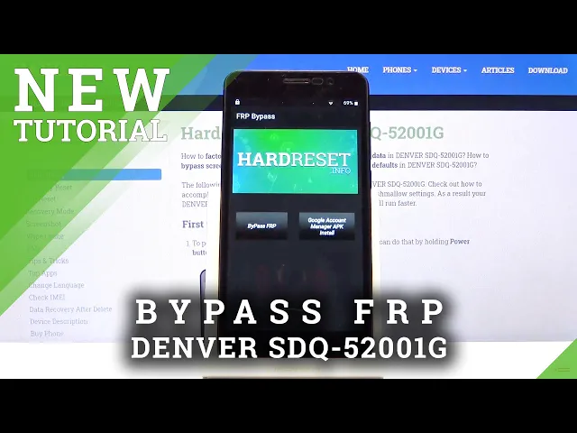 Video thumbnail for How to Bypass Google Verification on DENVER SDQ-52001G - Unlock FRP
