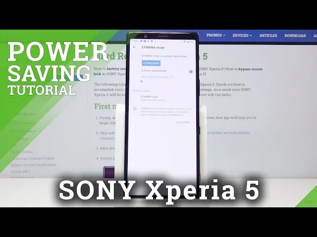 Video thumbnail for How to Enable Power Saving mode in Sony Xperia 5 – Low Power Solution