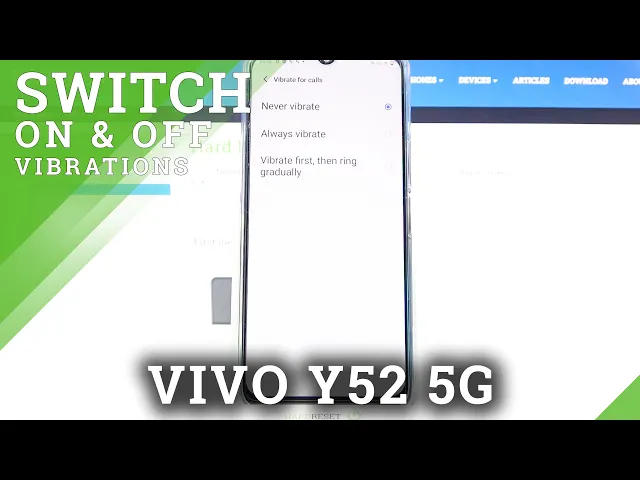 Video thumbnail for How to Operate Vibration Settings on Vivo Y52 5G – Manage Vibration Settings