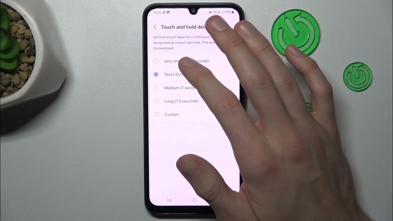 Video thumbnail for How to Delay Clicks on SAMSUNG Galaxy A15