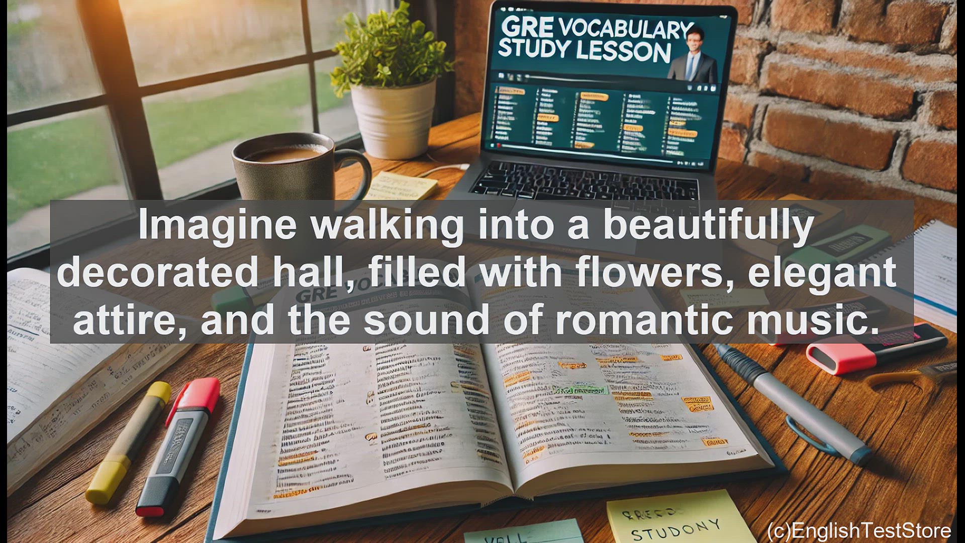 'Video thumbnail for GRE Vocabulary Lesson: Nuptial - The Elegant Language of Weddings'